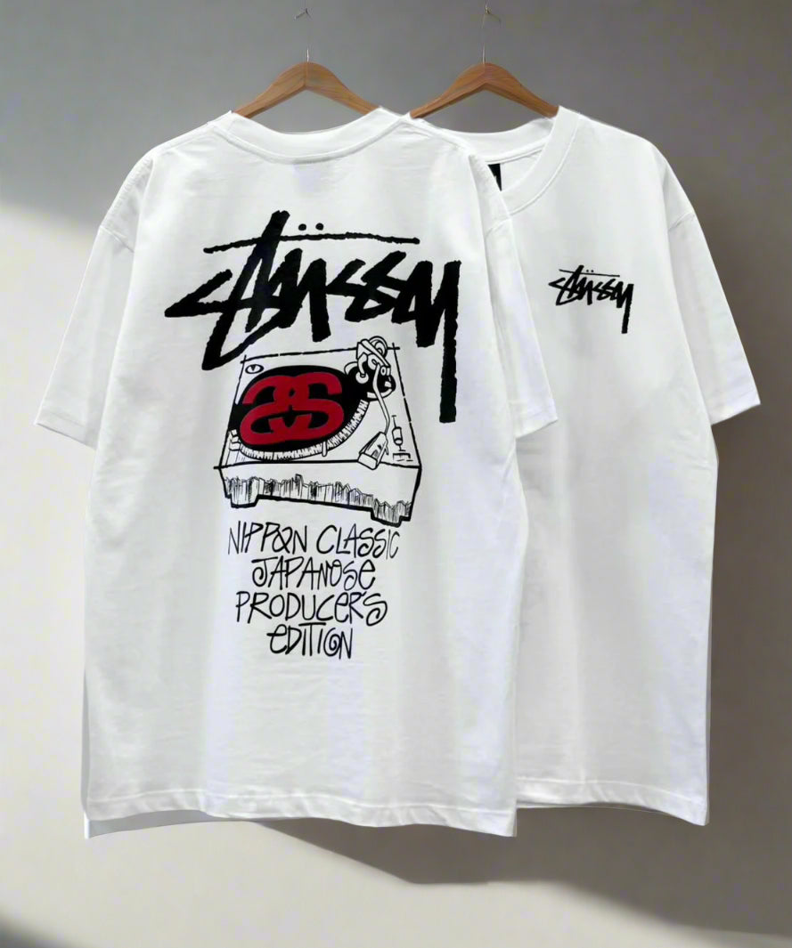 Stussy POM, Casual T-shirt, Unisex
