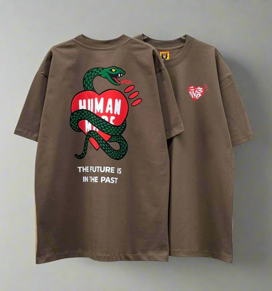 Human Made (Snake) POM, Casual T-shirt, Unisex