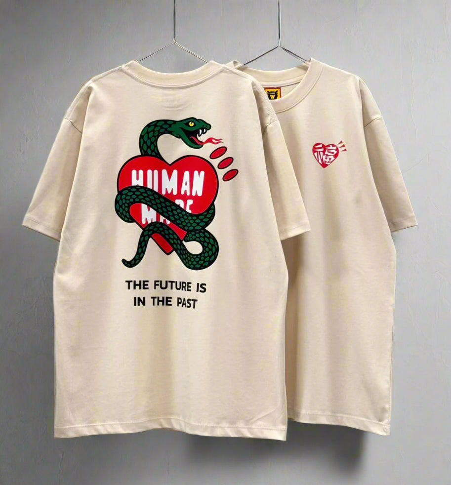 Human Made (Snake) POM, Casual T-shirt, Unisex