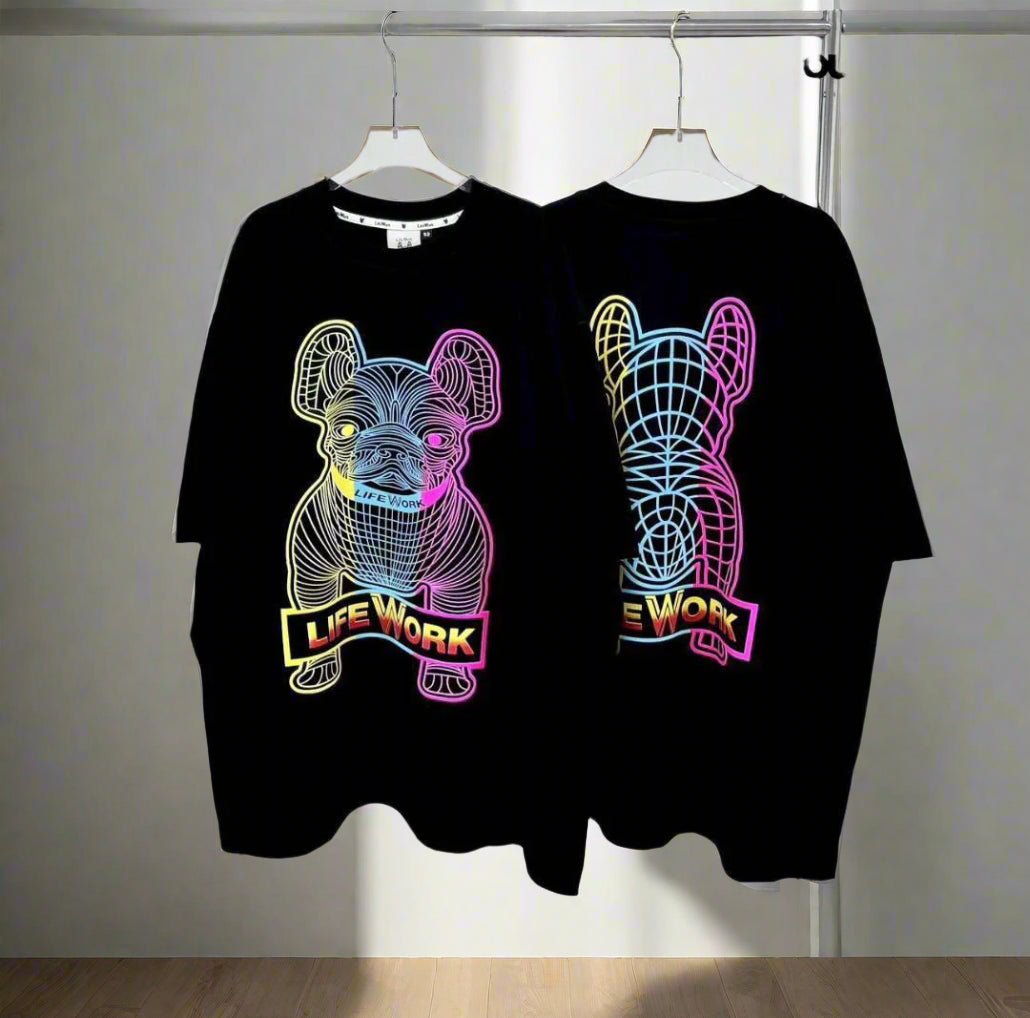 Life Work POM, Casual T-shirt, Unisex