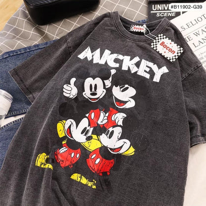 Mickey Mouse, Acid Wash, Unisex