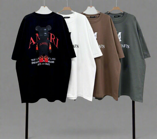 Amiri POM, Casual T-shirt, Unisex