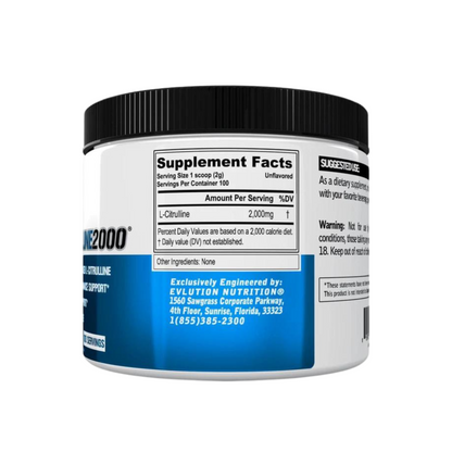 L-Citrulline (Powder) Unflavored 30 servings