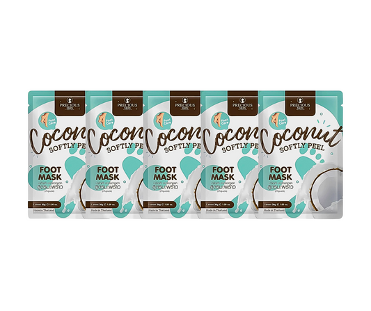 Precious Skin Coconut Softly Peel Foot Mask
