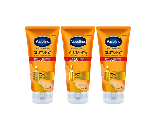 Vaseline Gluta-Hya Serum Burst Lotion Luminous Defense SPF50 PA+++