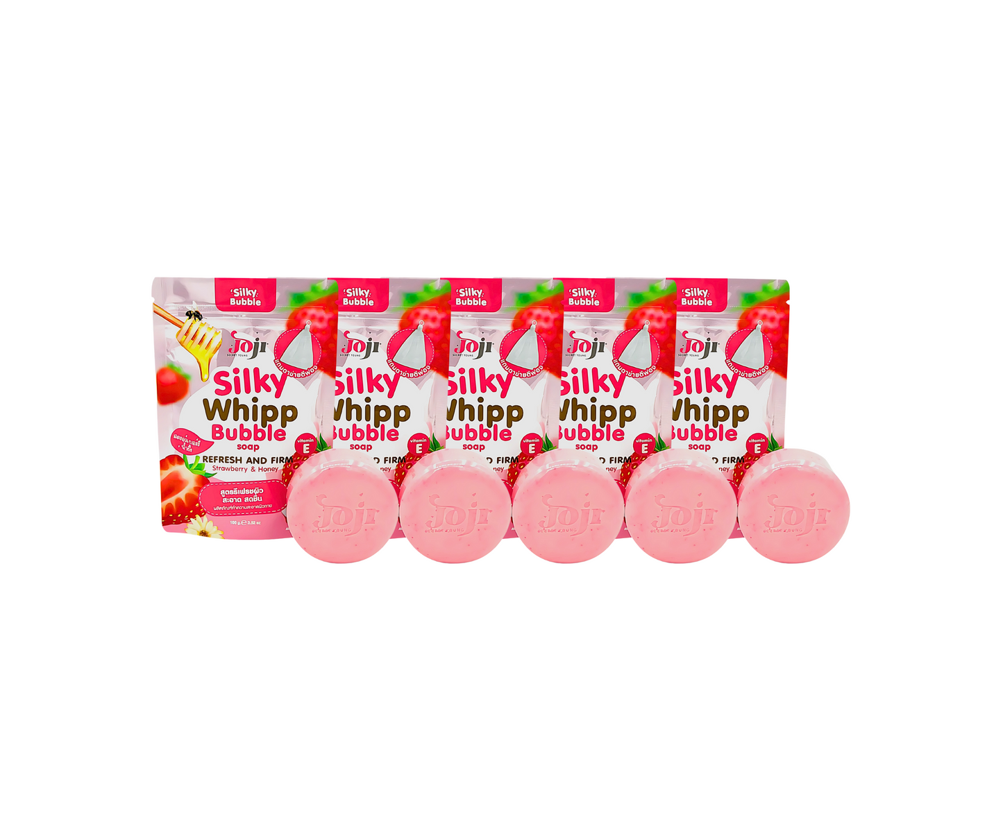 Joji Secret Young Silky Whipp Bubble Soap Refresh & Firm Strawberry & Honey