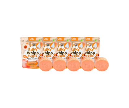 Joji Secret Young Silky Whipp Bubble Soap Bright Collagen Glutathione & Peach