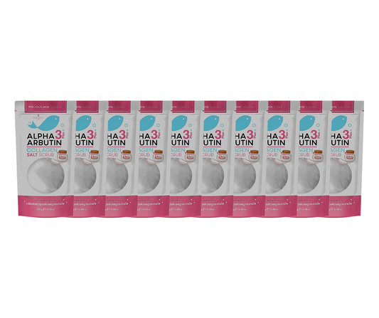 Precious Skin Alpha 3plus Arbutin Collagen Salt Scrub
