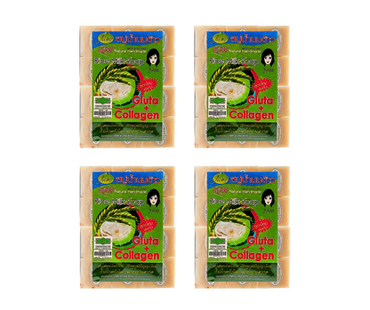 Jam Rice Milk Soap Gluta + Collagen x12, 60g