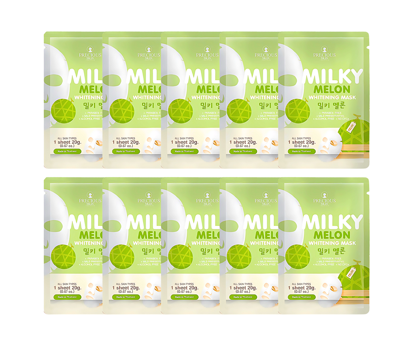 Precious Skin Milky Melon Whitening Mask