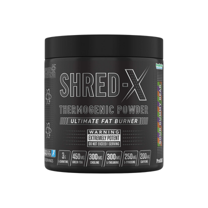 Applied Nutrition Shred X Thermogenic Sour Gummy Bear, 30 Servings
