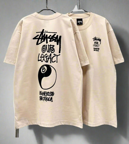 Stussy (8 Ball) POM, Casual T-shirt, Unisex