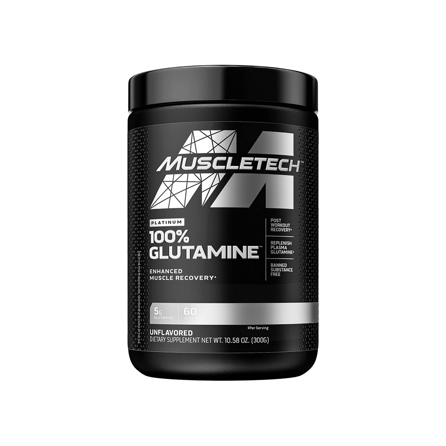Muscletech 100% Glutamine,  60 Servings