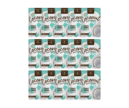 Precious Skin Coconut Softly Peel Foot Mask