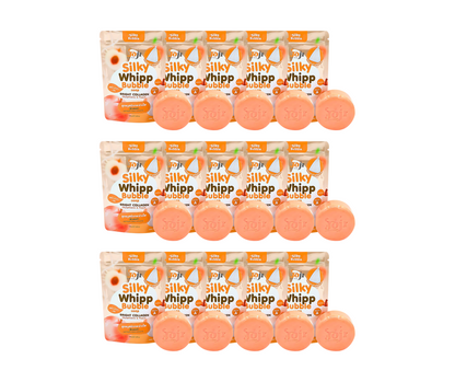 Joji Secret Young Silky Whipp Bubble Soap Bright Collagen Glutathione & Peach