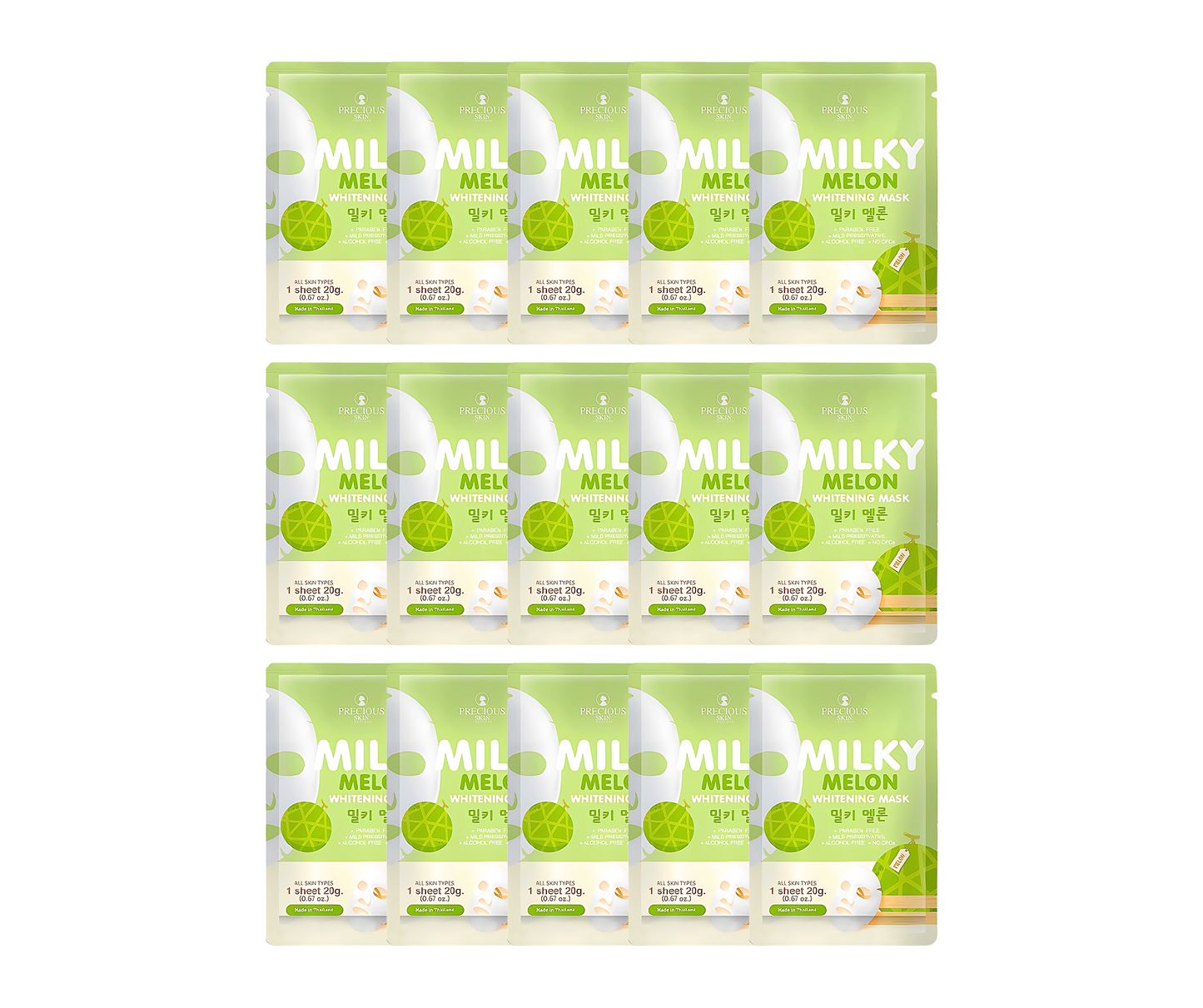 Precious Skin Milky Melon Whitening Mask