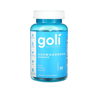 Goli Nutrition Ashwagandha, 60 Gummies