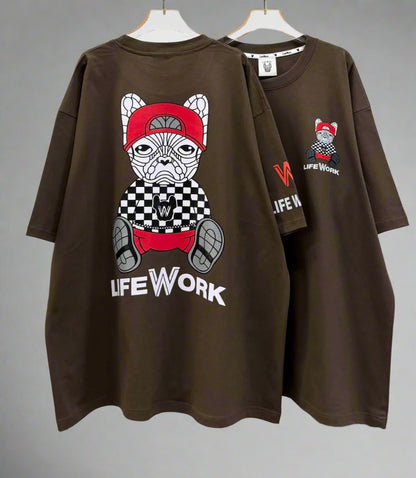Life Work POM, Casual T-shirt, Unisex