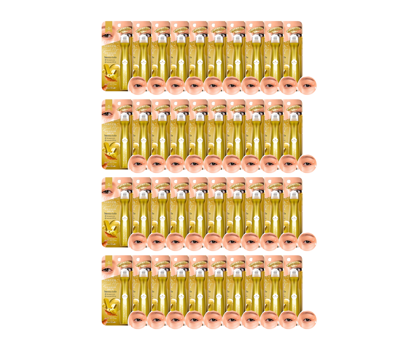 Precious Skin Collagen Gold 24K Snail Hya Eye Roller Serum
