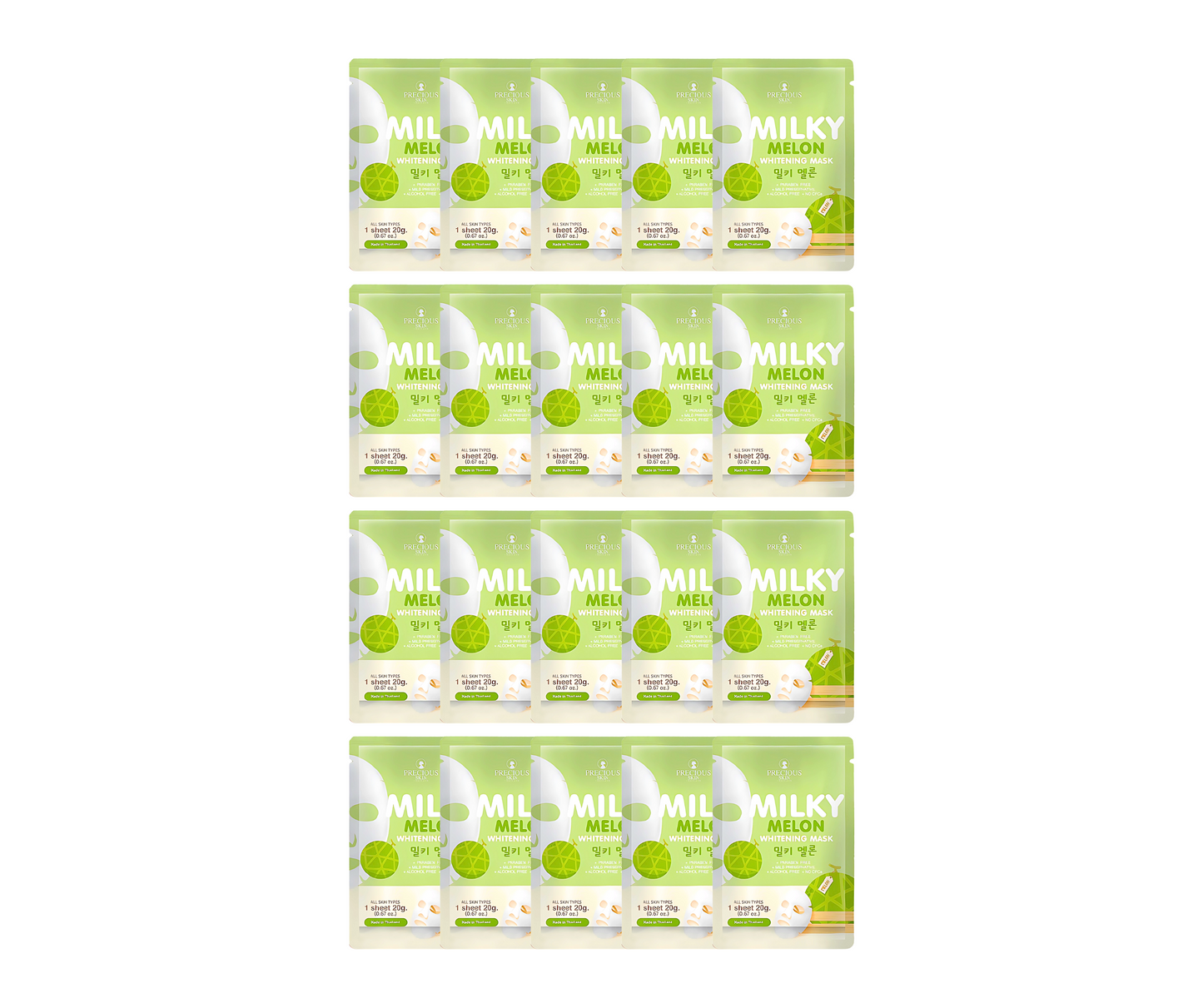 Precious Skin Milky Melon Whitening Mask