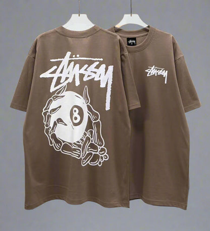 Stussy (8 Ball Pool) POM, Casual T-shirt, Unisex