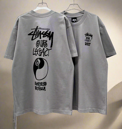 Stussy (8 Ball) POM, Casual T-shirt, Unisex
