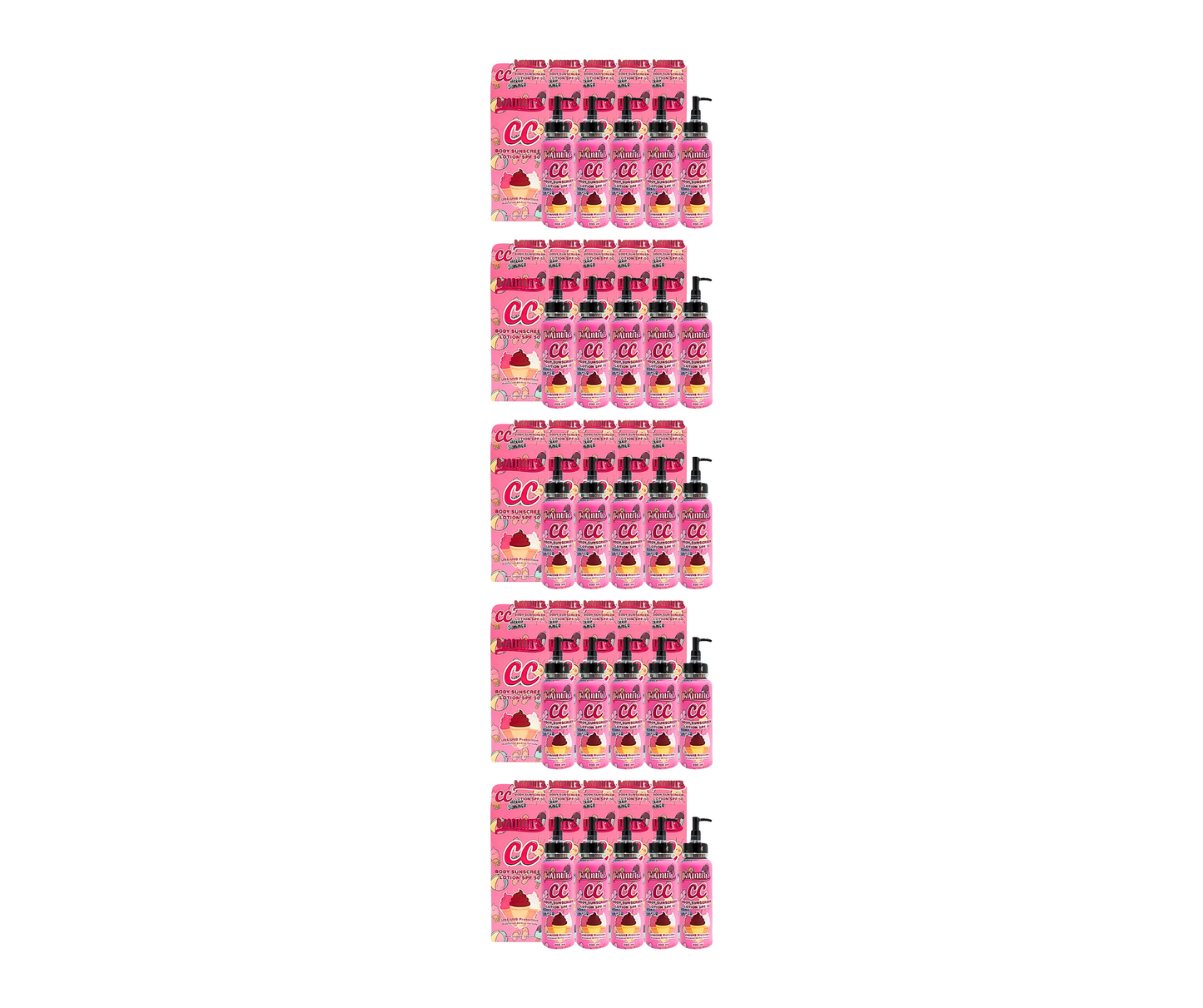 Walnuts CC Body Sunscreen Lotion SPF 50 (pink)