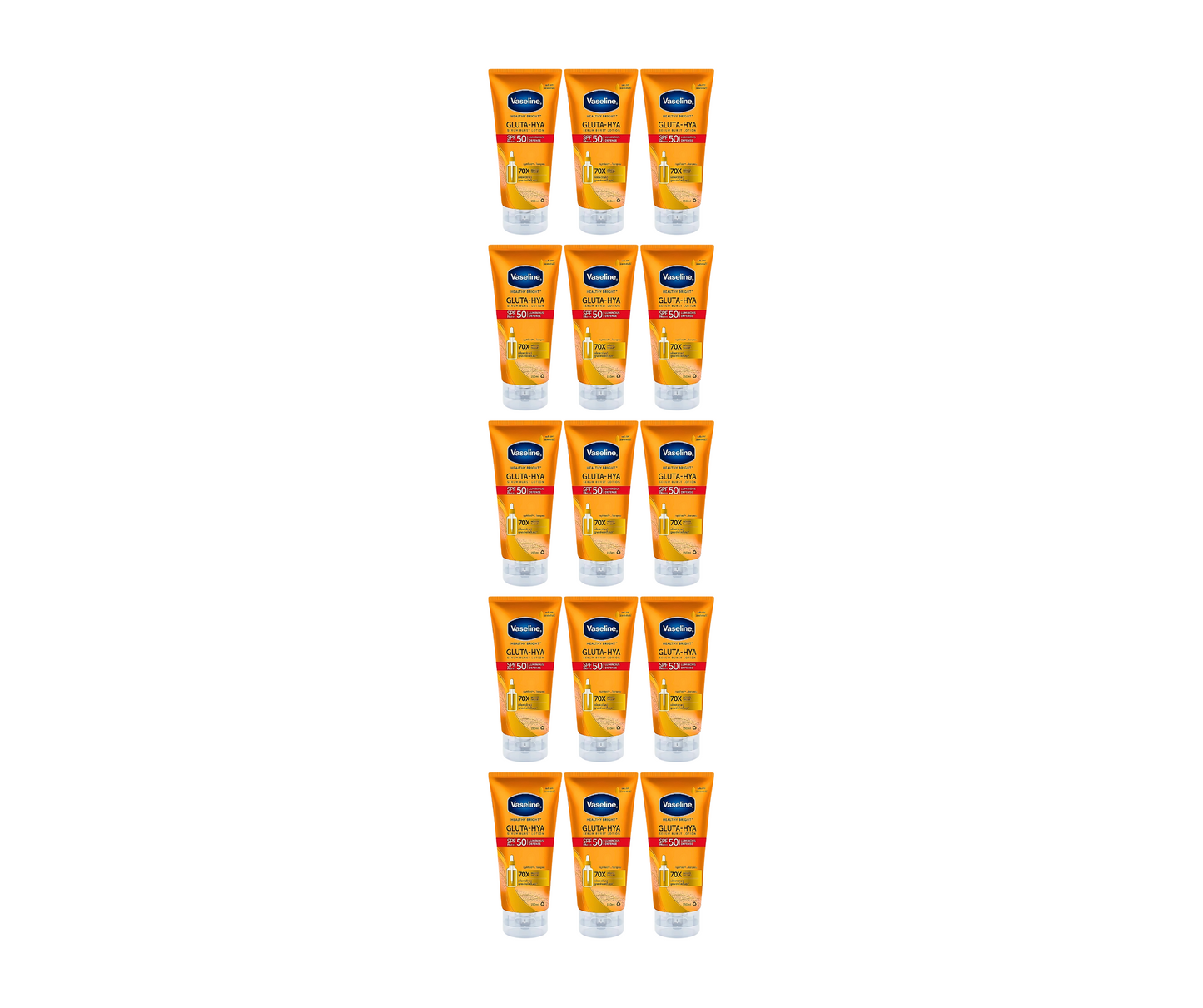 Vaseline Gluta-Hya Serum Burst Lotion Luminous Defense SPF50 PA+++