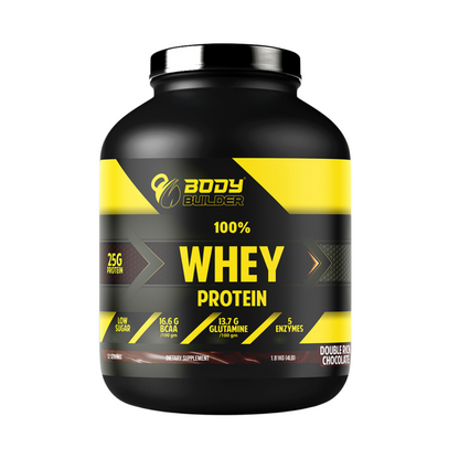 Body Builder 100% Whey Protein, 4 LBS 52 Servings