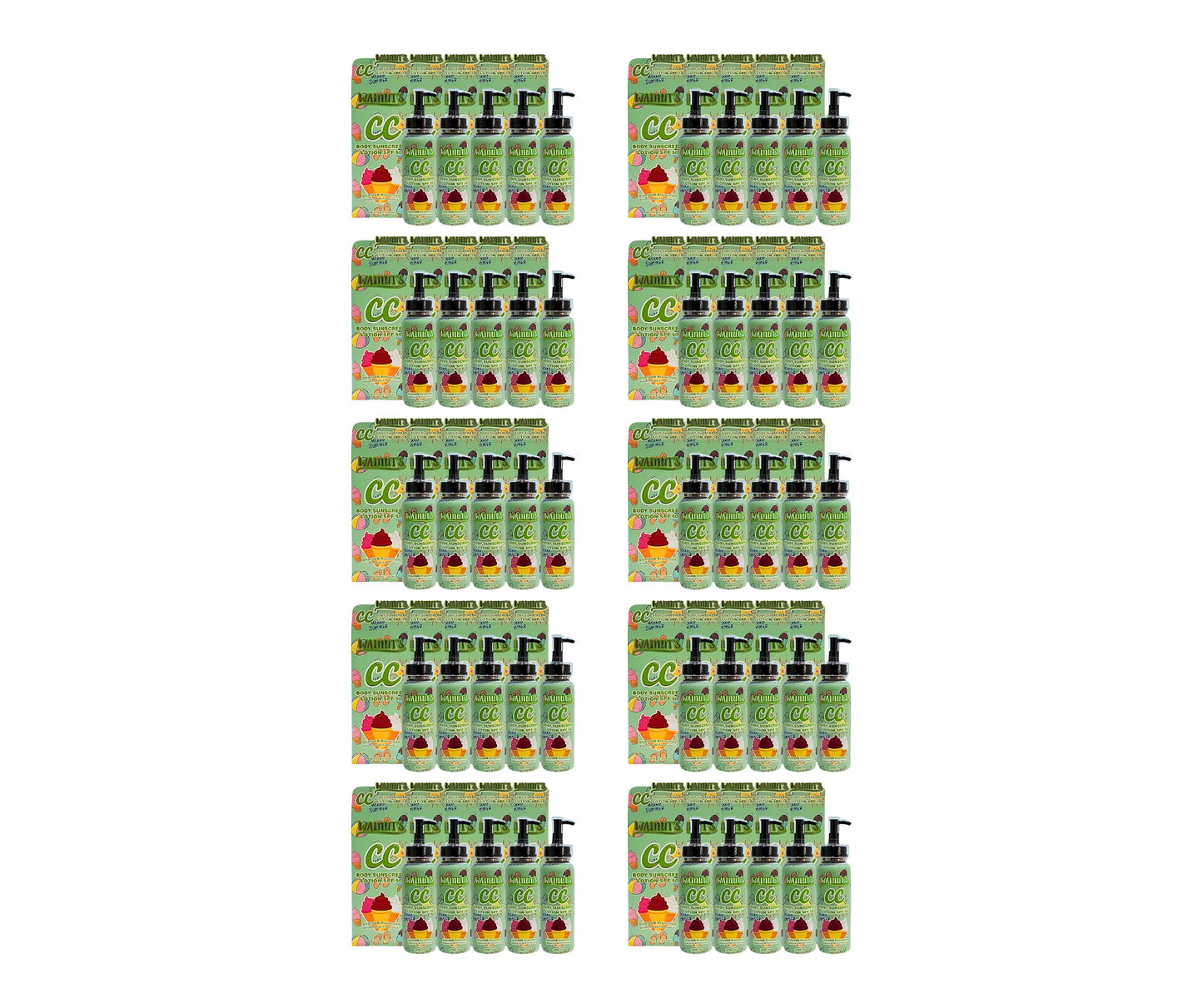 Walnuts CC Body Sunscreen Lotion SPF 50 (green)