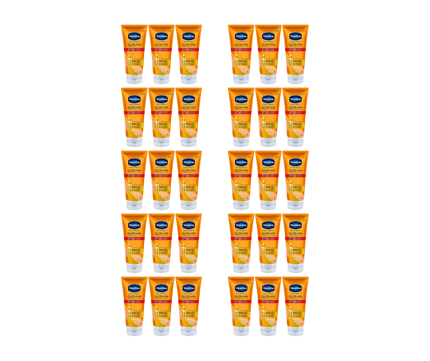 Vaseline Gluta-Hya Serum Burst Lotion Luminous Defense SPF50 PA+++
