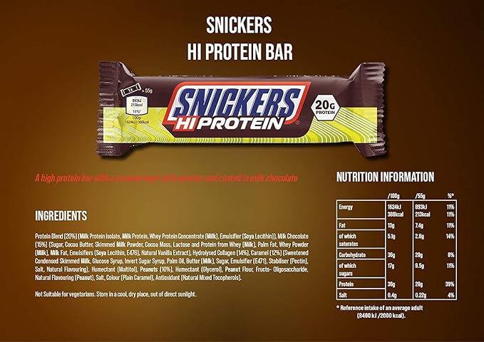 Snickers Hi Protein Bars
