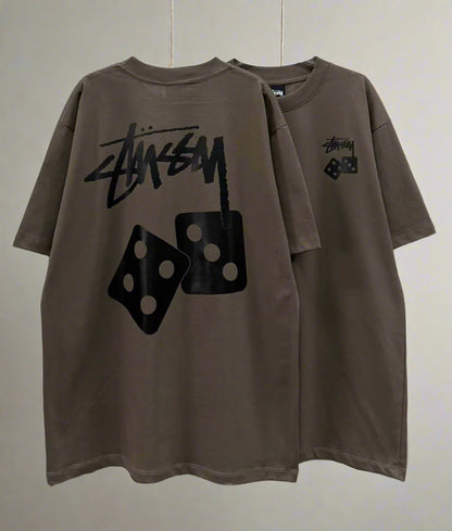 Stussy Dice POM, Casual T-shirt, Unisex