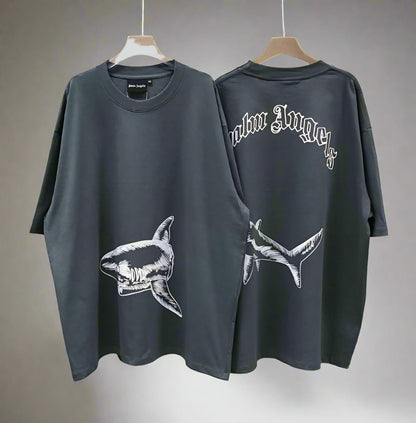 Palm Angels (Shark) POM, Casual T-shirt, Unisex