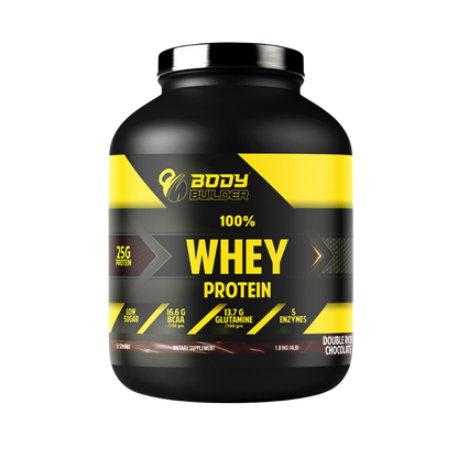 Body Builder 100% Whey Protein, 4 LBS 52 Servings