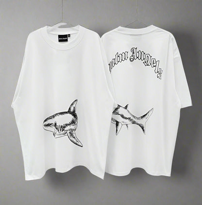 Palm Angels (Shark) POM, Casual T-shirt, Unisex