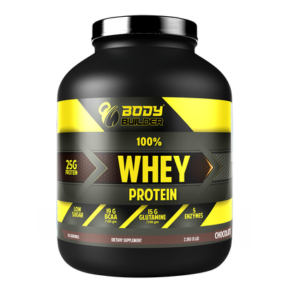 Body Builder 100% Whey Protein, 4 LBS 52 Servings