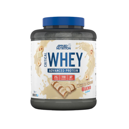 Applied Nutrition Critical Whey Blend, White Choco Bueno, 2 Kg, High Levels of Protein & BCAAs