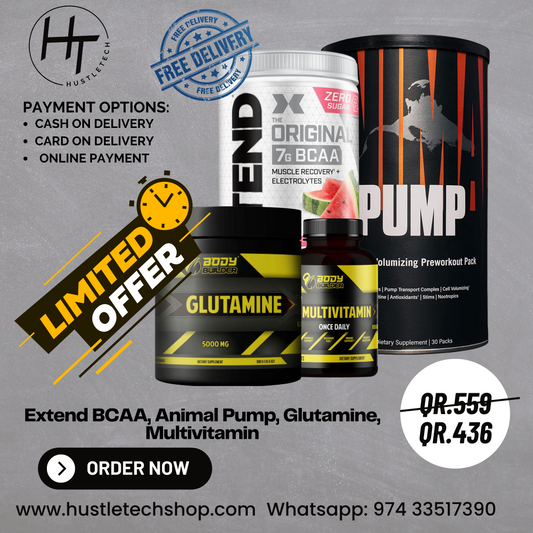 Animal Pump | Xtend BCAA | BB Glutamine | BB Multivitamin