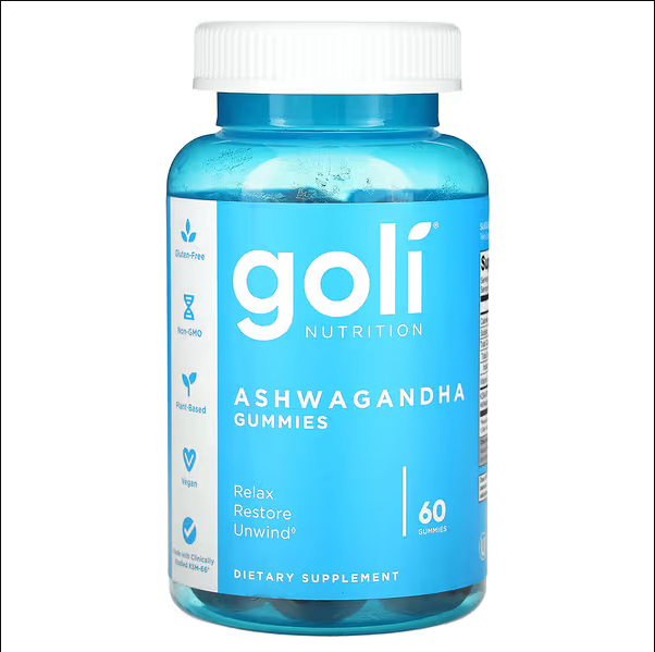 Goli Nutrition Ashwagandha, 60 Gummies