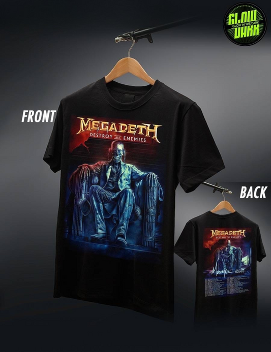 Megadeth , Unisex (Glow in the Dark)