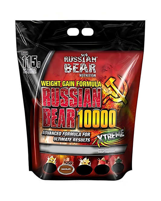 Russian Bear Nutrition 10000 Weight Gainer Xtreme-Chocolate 15lb