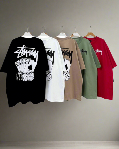 Stussy Casino POM, Casual T-shirt, Unisex
