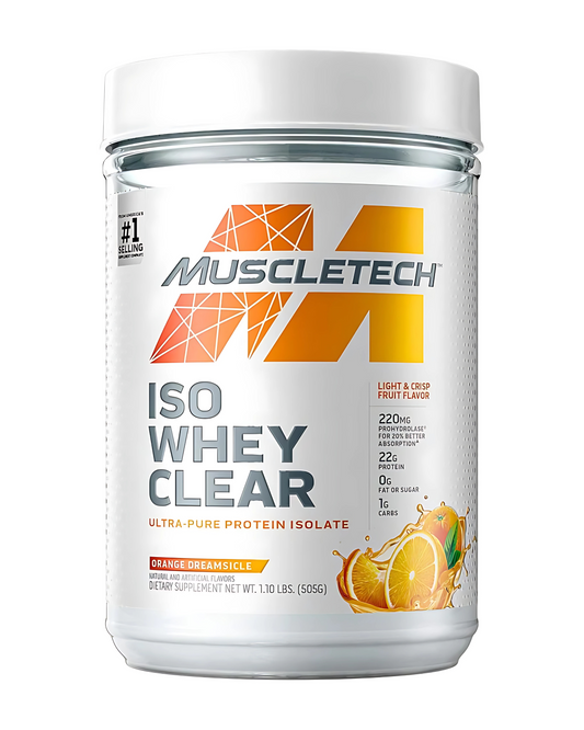MUSCLETECH ISO WHEY CLEAR 1.1 LB
