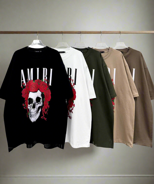 Amiri (Dead Skull) POM, Casual T-shirt, Unisex