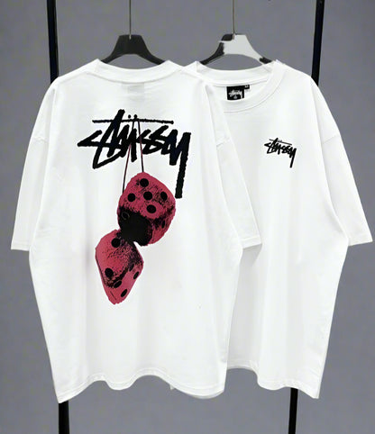 Stussy POM, Casual T-shirt, Unisex