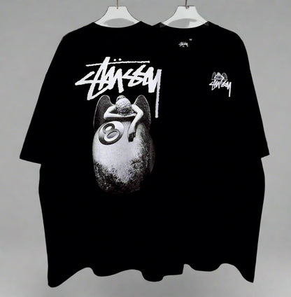 Stussy (8 Ball Pool) POM, Casual T-shirt, Unisex