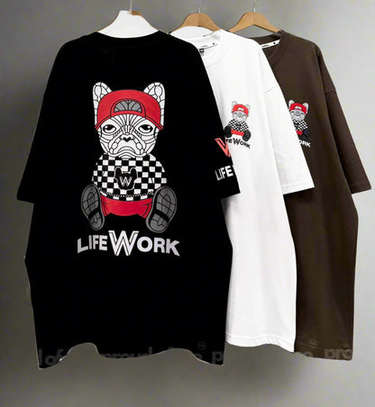 Life Work POM, Casual T-shirt, Unisex