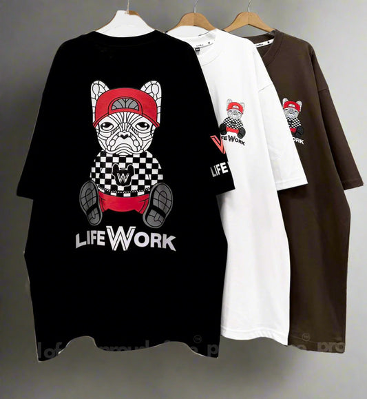 Life Work POM, Casual T-shirt, Unisex
