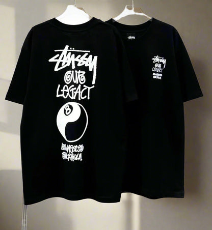 Stussy (8 Ball) POM, Casual T-shirt, Unisex